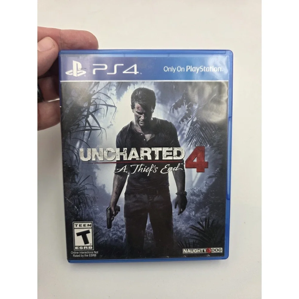 Uncharted PS3 PS4 Game Lot 4 Drake's Fortune Among Thieves Lost Legacy U4